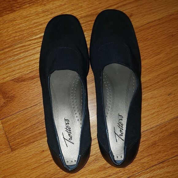 Trotters blue textile Slip-On flats - Picture 5 of 8